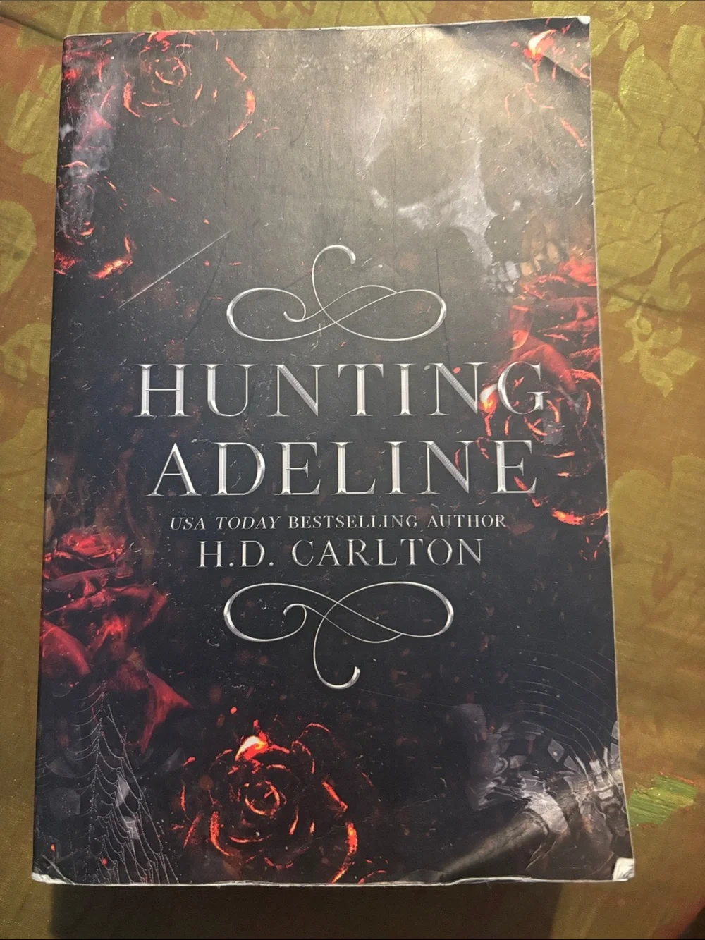 Hunting Adeline Decorative Coffee Table Book - Black and Red